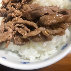 超ウマな焼肉のたれ「肉どろぼう」で作る焼肉丼